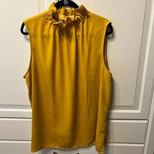 JESSICA LONDON‎ Ruffle Neck Sleeveless Tank Blouse (Size 22W)